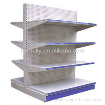 Boat shelf Gondola Supermarket Shelf with apertures